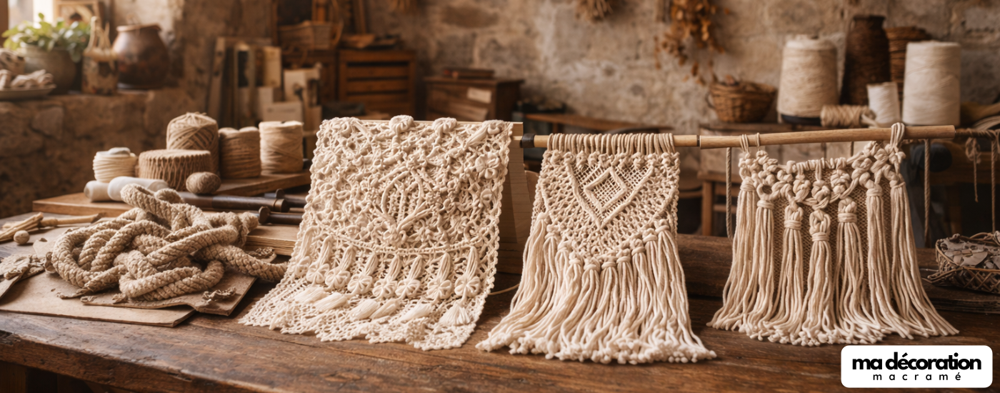 L’histoire du macramé à travers les siècles