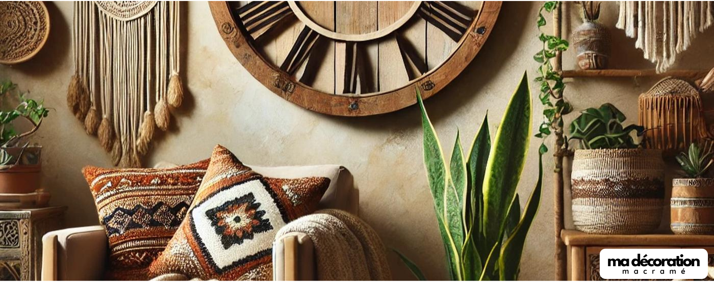 Quelle horloge murale pour une décoration bohème ?