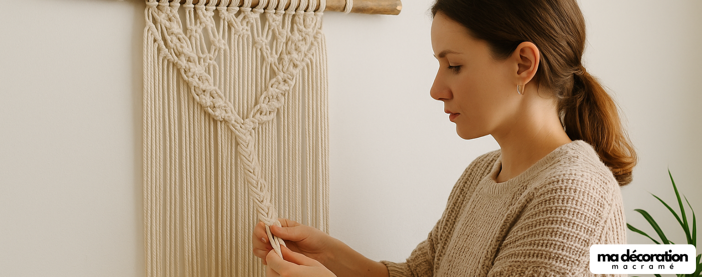 Tuto DIY : Créer son propre macramé mural