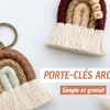 Fabriquer un porte-clés arc-en-ciel en macramé : Tutoriel DIY
