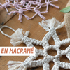 Tutoriel DIY de Noël : Flocon de neige en macramé
