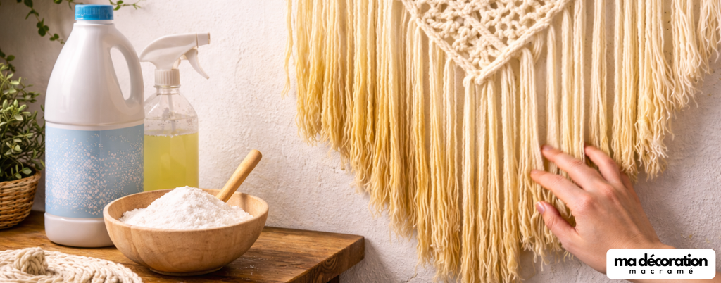 Mon macramé jaunit : causes et solutions