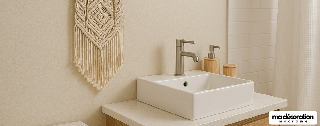 Peut-on mettre du macramé dans une salle de bain ?