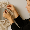Tuto DIY bohème : Le miroir macramé