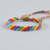 Bracelet cheville multicolore