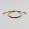 Bracelet coloré en macramé