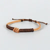 Bracelet cuir macramé