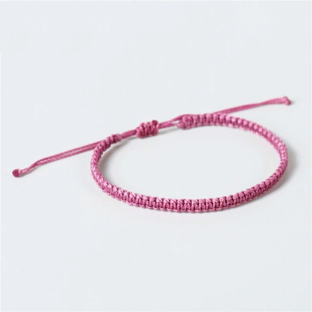 Bracelet textile Bijou fait main en fils synthétiques macramé Bracelet textile Bijou fait main en fils synthétiques macramé