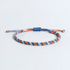 Bracelet macramé tricolore