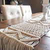 Chemin de table en macramé