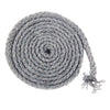 Corde macramé torsadée 5mm 100m gris