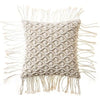 Coussin d'intérieur macramé