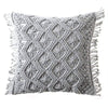 Coussin macramé bohème