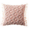 Coussin macramé bohème