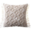 Coussin macramé bohème