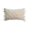 Coussin macramé rectangulaire