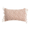 Coussin macramé rectangulaire