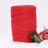 Fil macramé en nylon 3mm 200m rouge