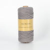 Fil macramé torsadé 2mm 150m gris