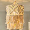 Grand lustre macramé boho