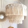 Grand lustre macramé