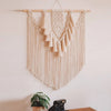 Grand macramé mural boho