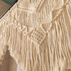 Grand rideau boho macramé