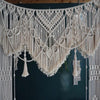 Grand rideau macramé bohème