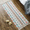 Grand tapis macramé