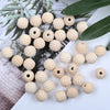 Lot de perles en bois DIY macramé