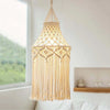 Luminaire macramé boho