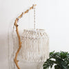 Lustre boho macramé