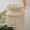 Lustre suspendu macramé