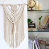 Macramé mural blanc XXL