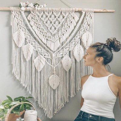 Macramé mural XXL