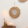 Miroir boho marron