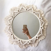 Miroir macramé 40cm