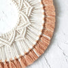 Miroir macramé boho