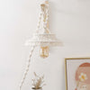 Petit lustre suspendu macramé