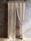 Rideau macramé boho