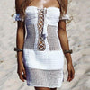 Robe de plage macramé