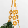 Support pot de fleurs macramé