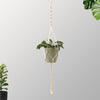 Suspension boho macramé plante