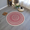 Tapis rond boho mandala