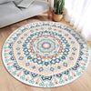 Tapis rond motif ethnique